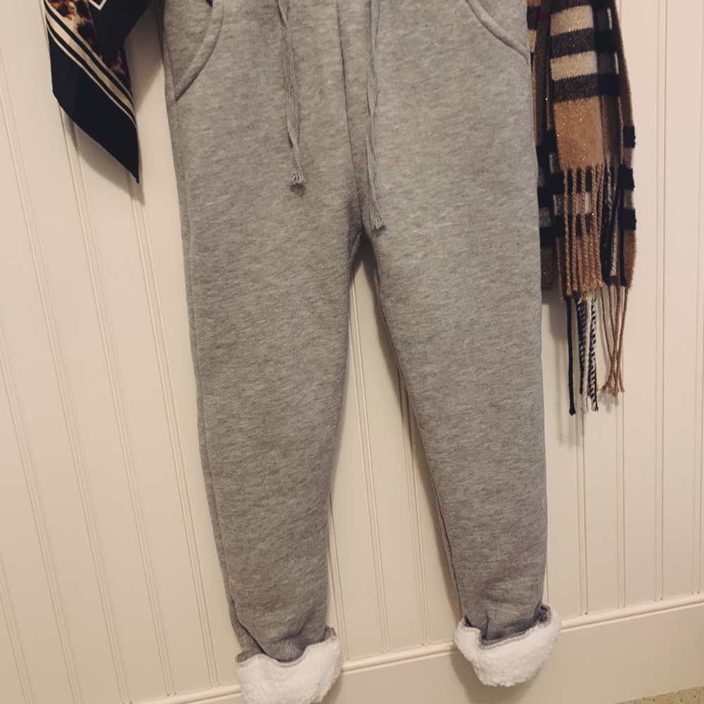 Sherpa Lined Joggers